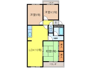 エクセレント白山の物件間取画像